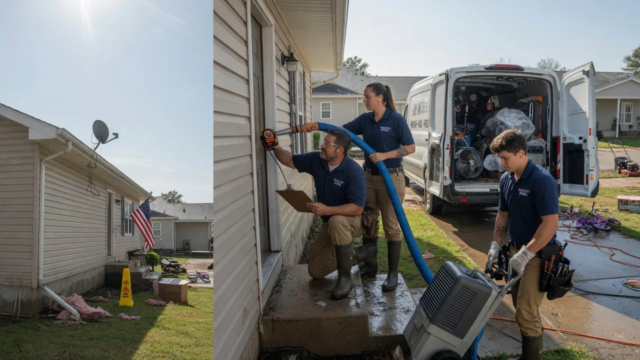 Ceiling Water Damage Restoration in Nelson, MO near me